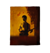 NS-823 Twin Comforter in elegant white, perfect for modern bedroom decor.